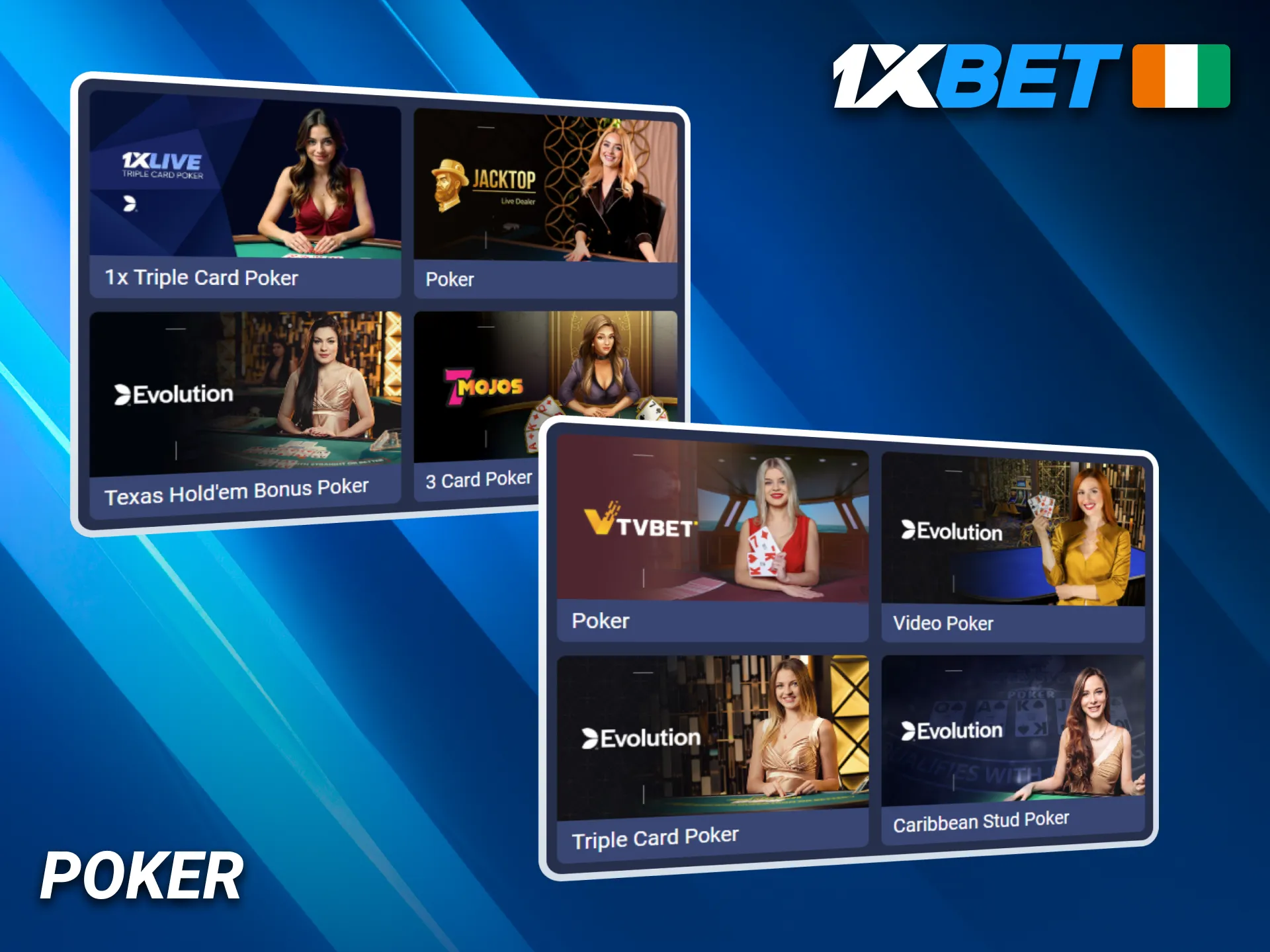Profitez de l’expérience poker unique avec 1xBet.