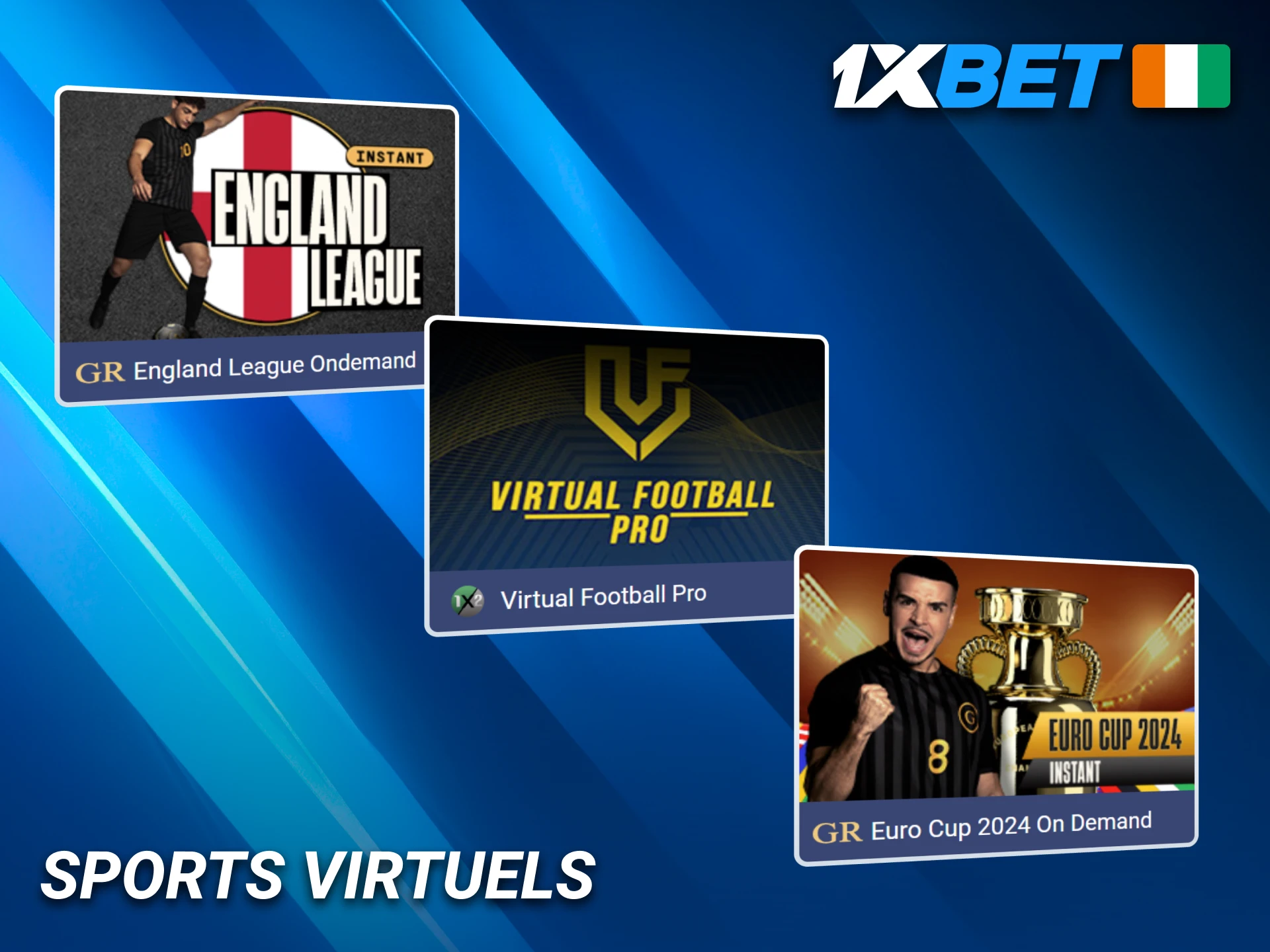 Explorez les sports virtuels sur 1xBet en Côte d’Ivoire.