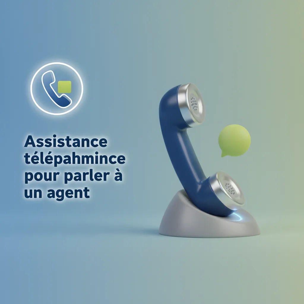 Agent au casque répondant à un appel, assistance téléphonique 24h/24 pour contacter un conseiller.