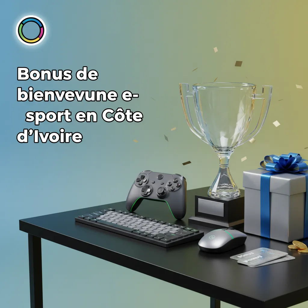 Bannière bonus de bienvenue e‑sport Côte d’Ivoire: 200 % jusqu’à 130 000 XOF sur paris e‑sport. Voir conditions.