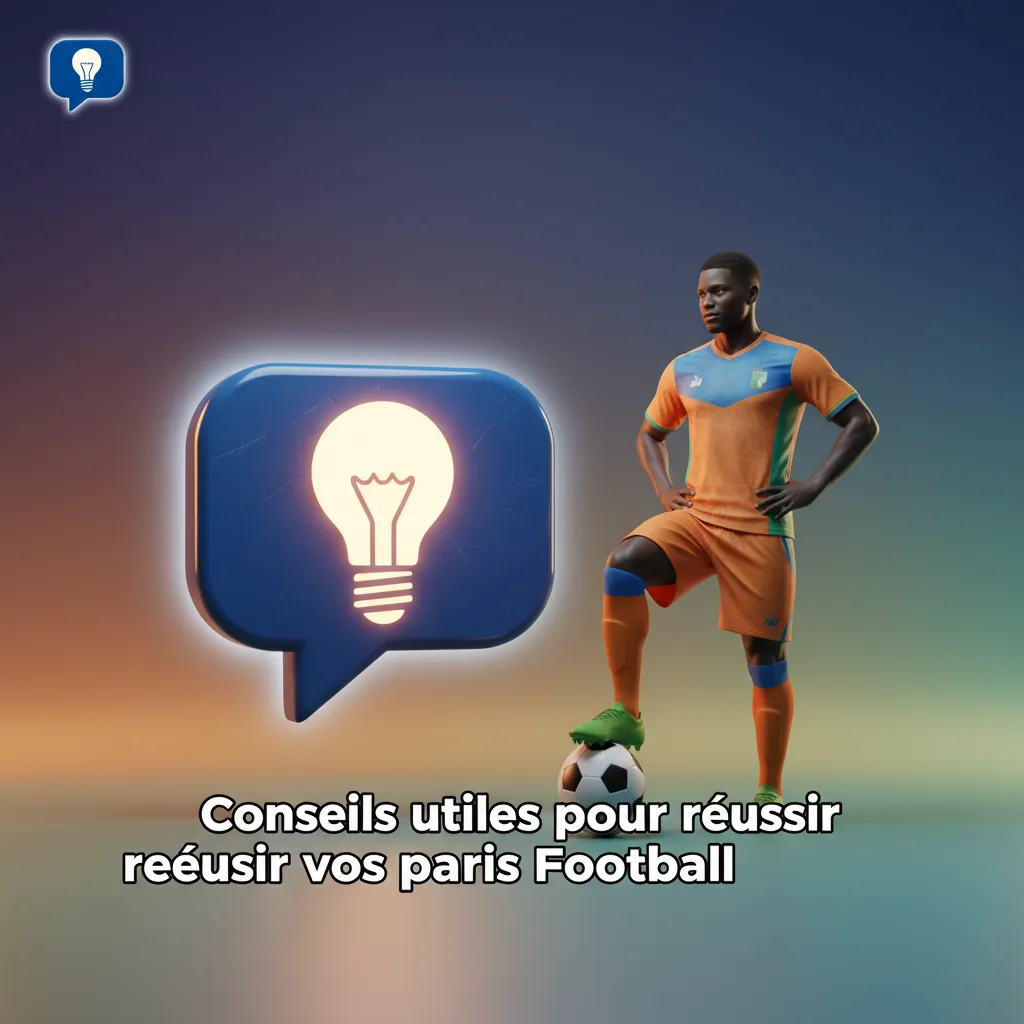 Infographie de conseils pour les paris de football: forme, joueurs, coach, facteurs ext., domicile/extérieur, bankroll, suivi