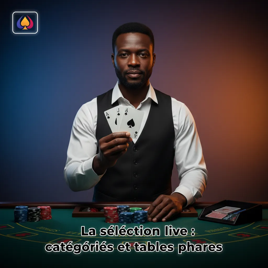 La sélection live 1xbet: roulette, blackjack, baccarat, poker, jeux TV, sic bo avec croupiers.
