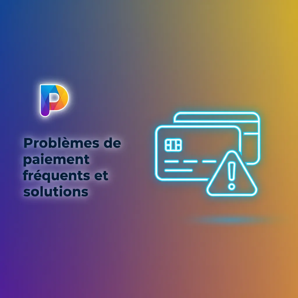 Infographie: problèmes de paiement fréquents et solutions (dépôt non crédité, refus opérateur, vérif KYC, limites, retards)