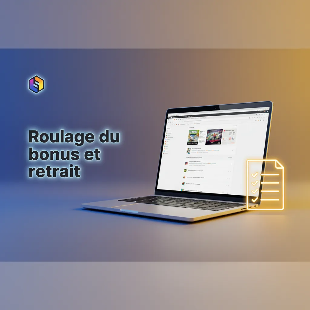 Infographie: roulage du bonus 1xbet, solde réel/bonus, multiplicateur, jeux éligibles, cote min, délai, retrait.
