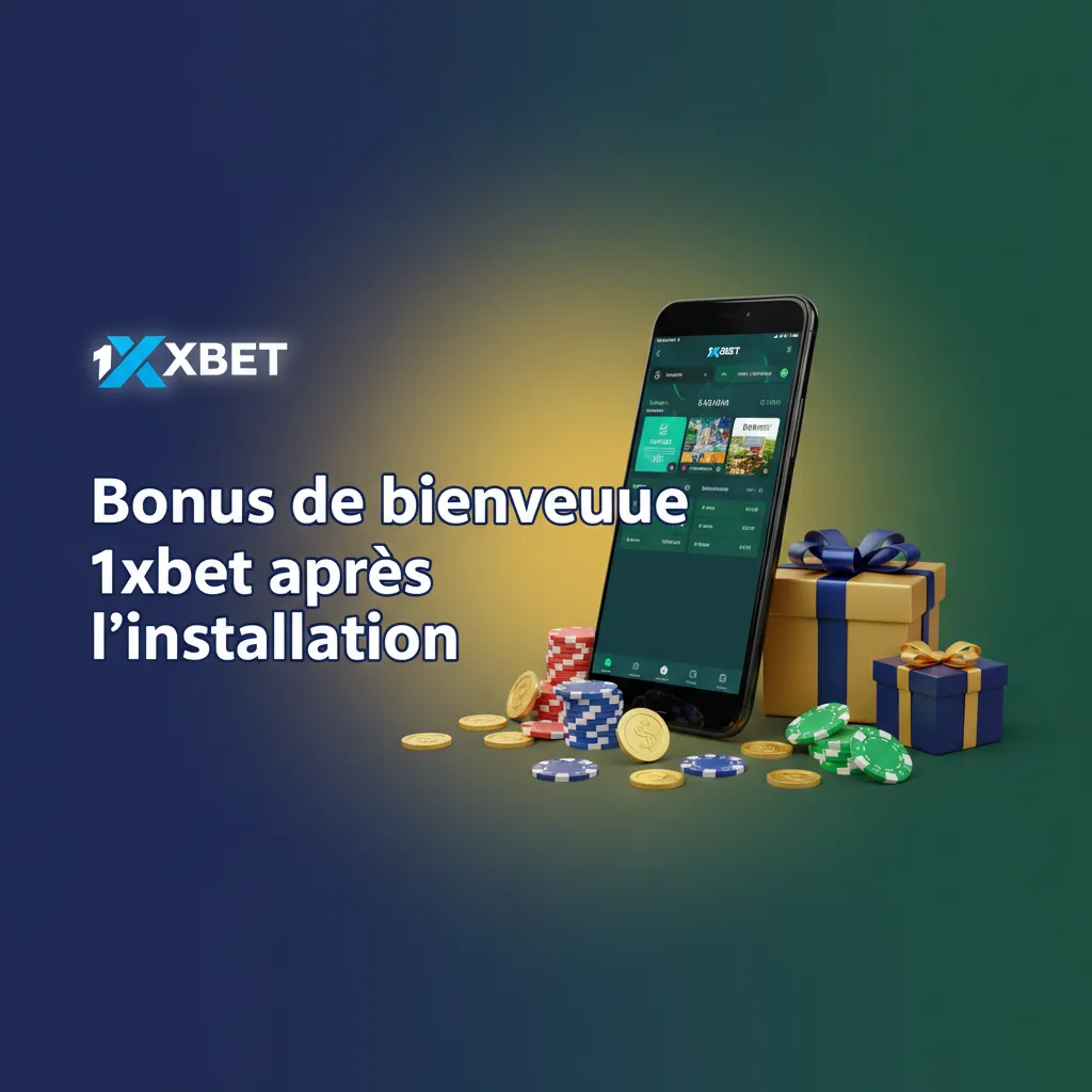 1xbet: bonus de bienvenue 200% jusqu’à 130 000 XOF, paris sportifs, casino, tours gratuits, après l’installation.