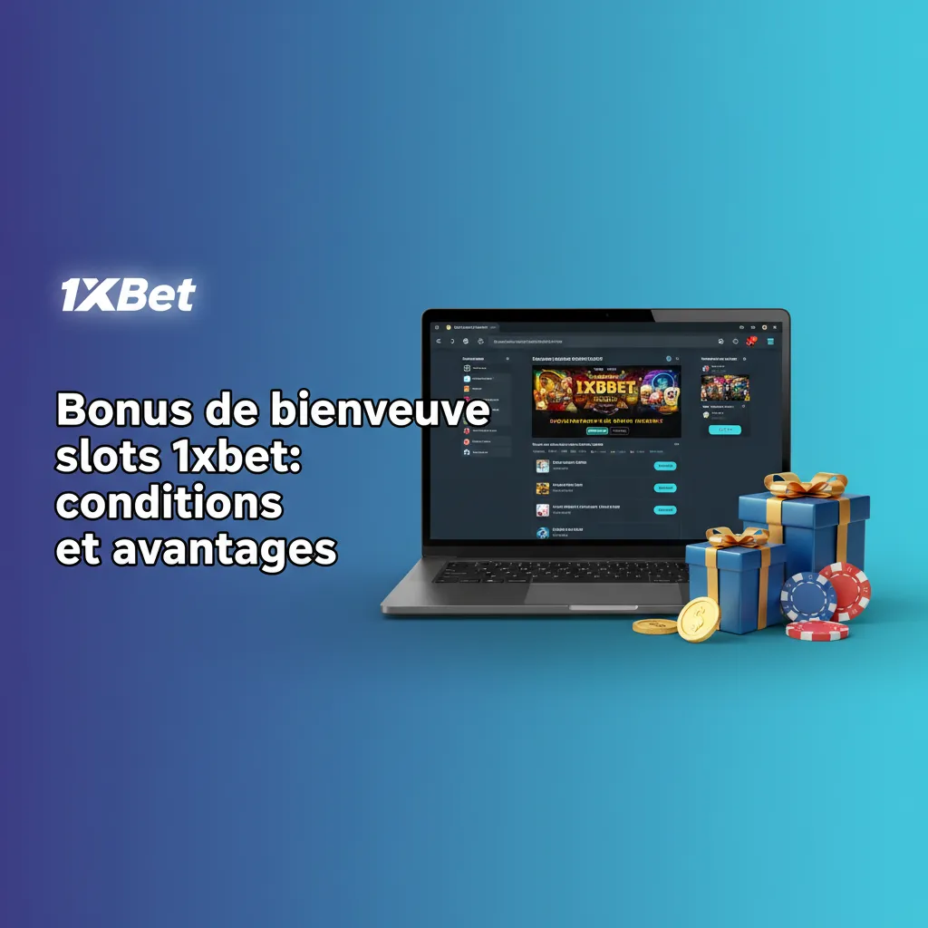 Bannière 1xBet slots : bonus 200% jusqu’à 130000 XOF, dépôt min 1000 XOF; reloads, cashback, tours gratuits, VIP.