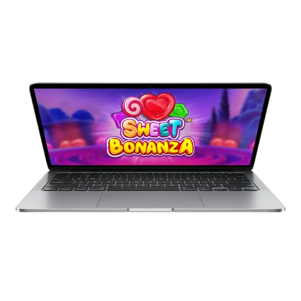 Sweet Bonanza slot game interface showing colorful candy symbols and gameplay on 1xbet platform in Côte d'Ivoire